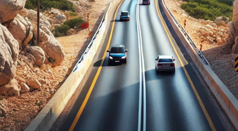 Accident route Gineste